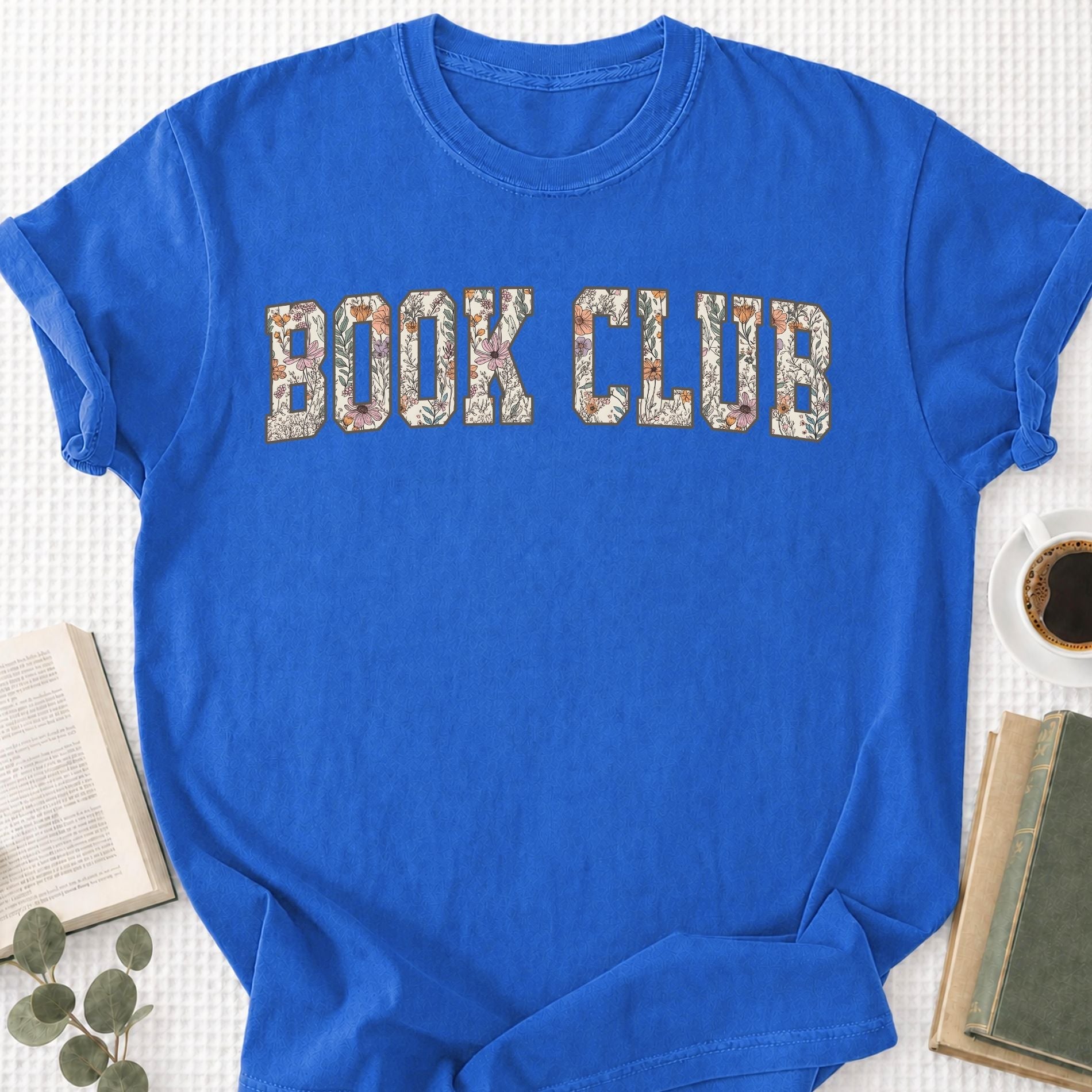 Floral Book Club Unisex T-Shirt - Book Social Club