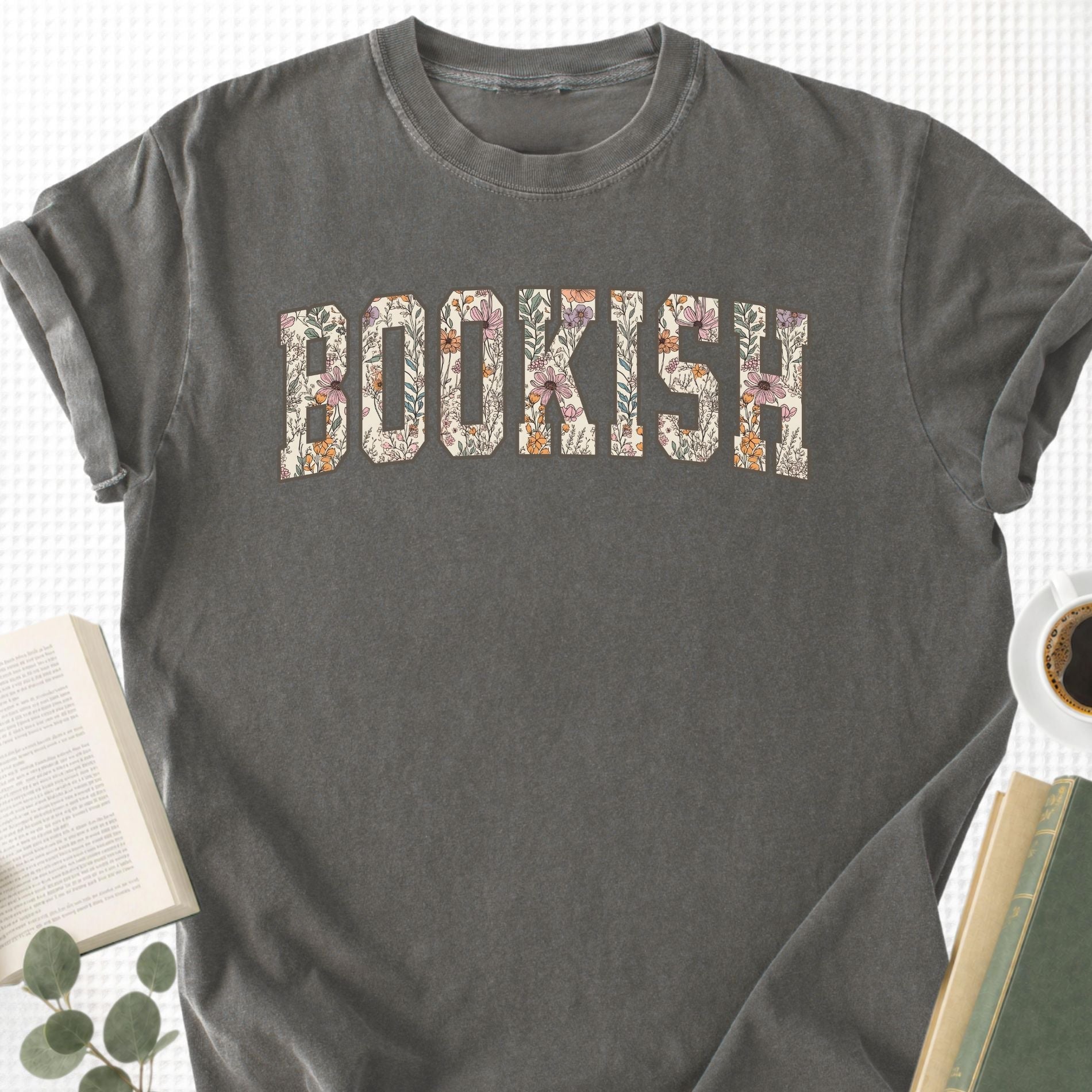 Floral Bookish Unisex T-Shirt - Book Social Club