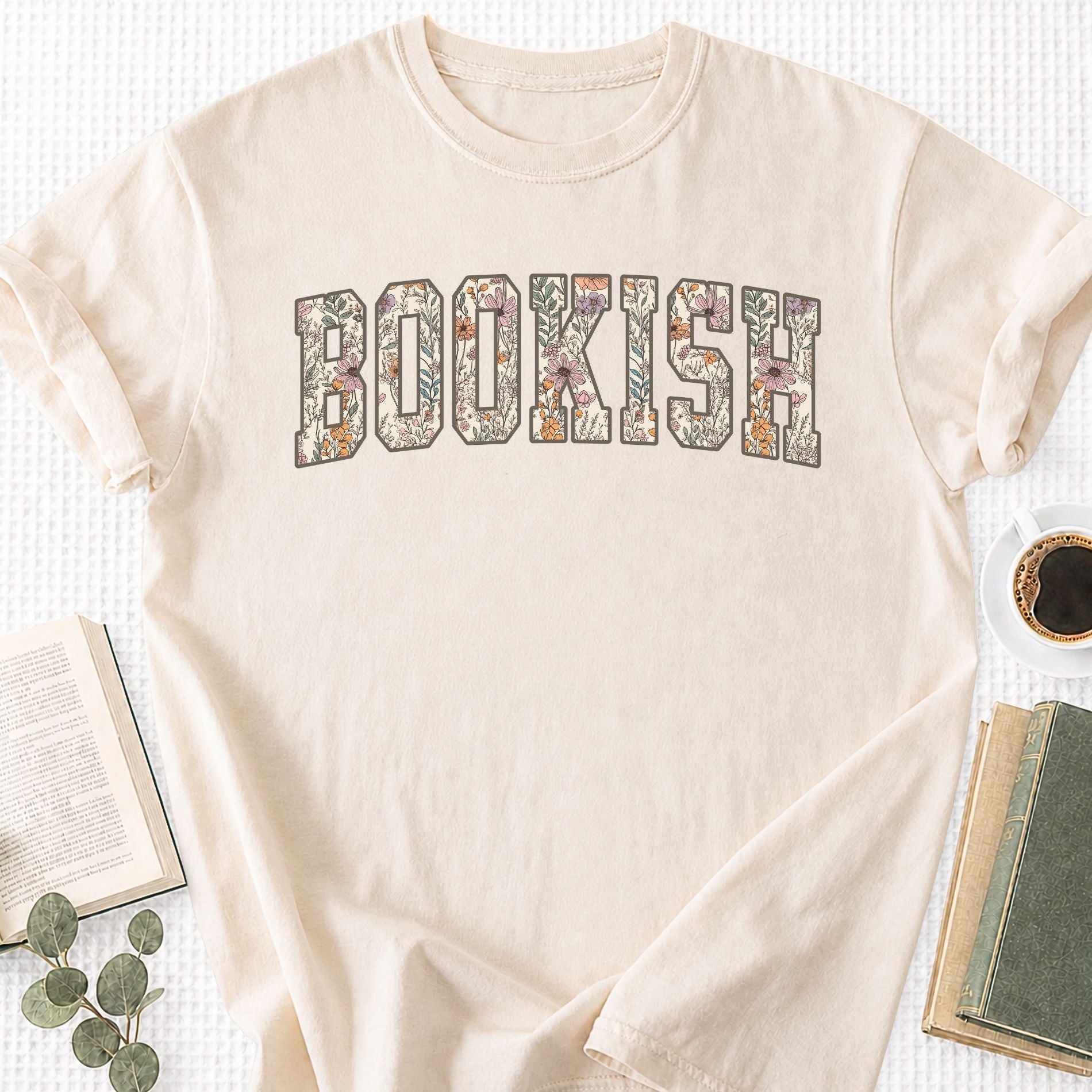Floral Bookish Unisex T-Shirt - Book Social Club