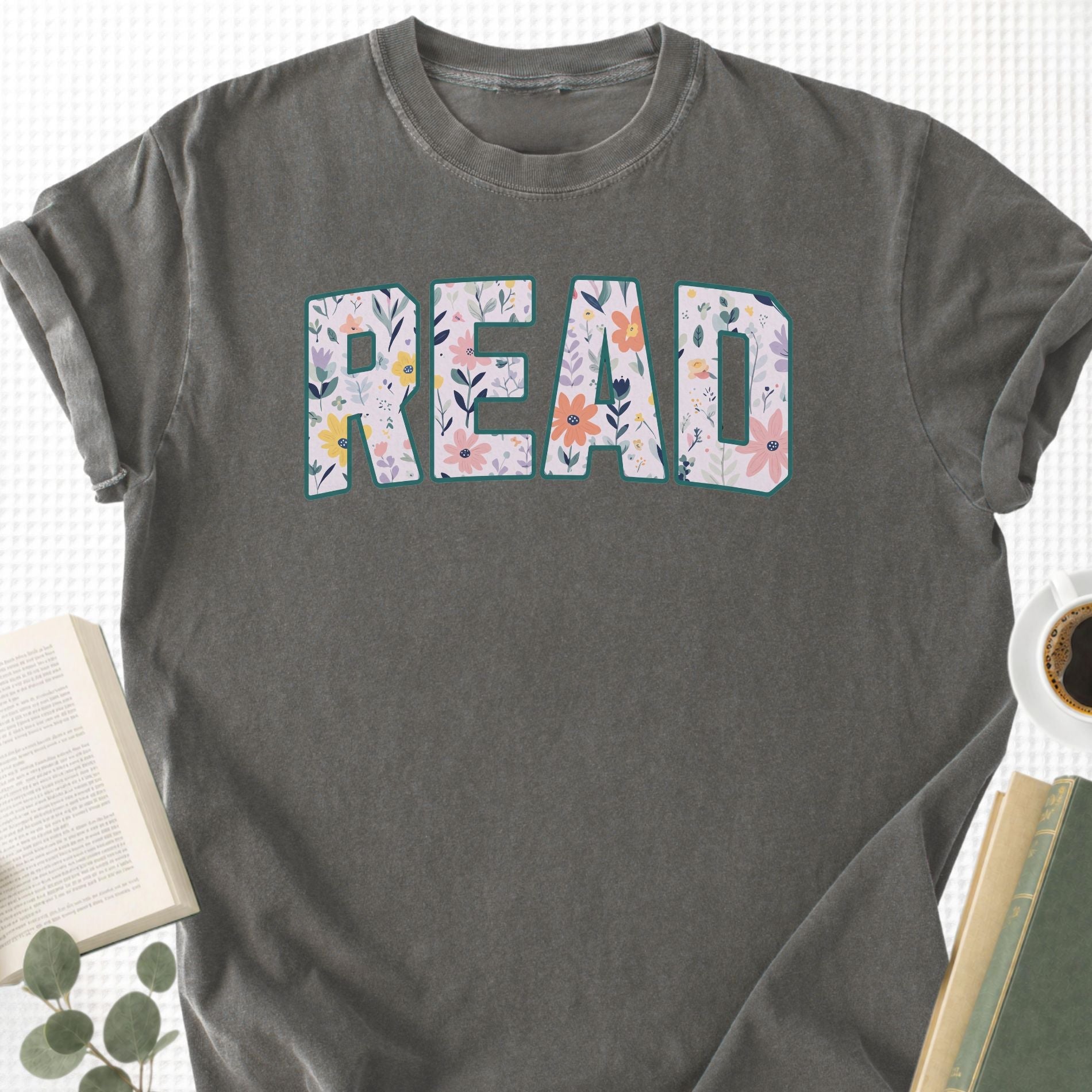 Floral Read Unisex T-Shirt - Book Social Club