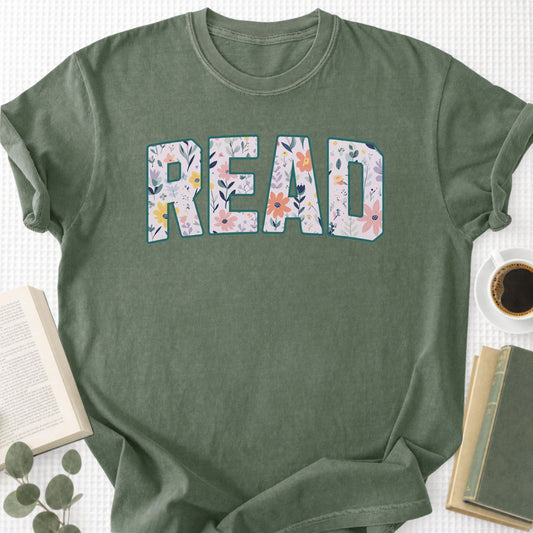 Floral Read Unisex T-Shirt - Book Social Club