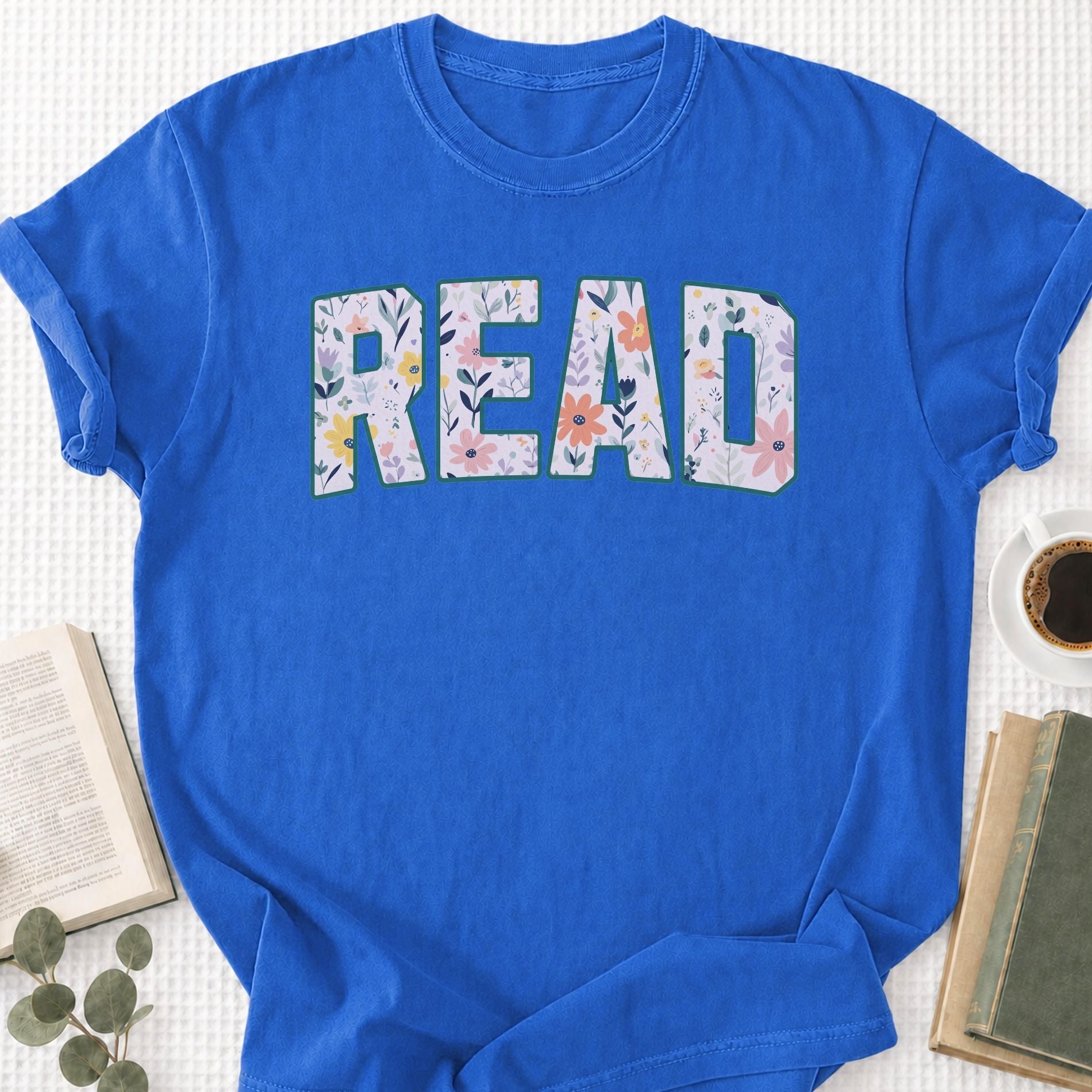Floral Read Unisex T-Shirt - Book Social Club