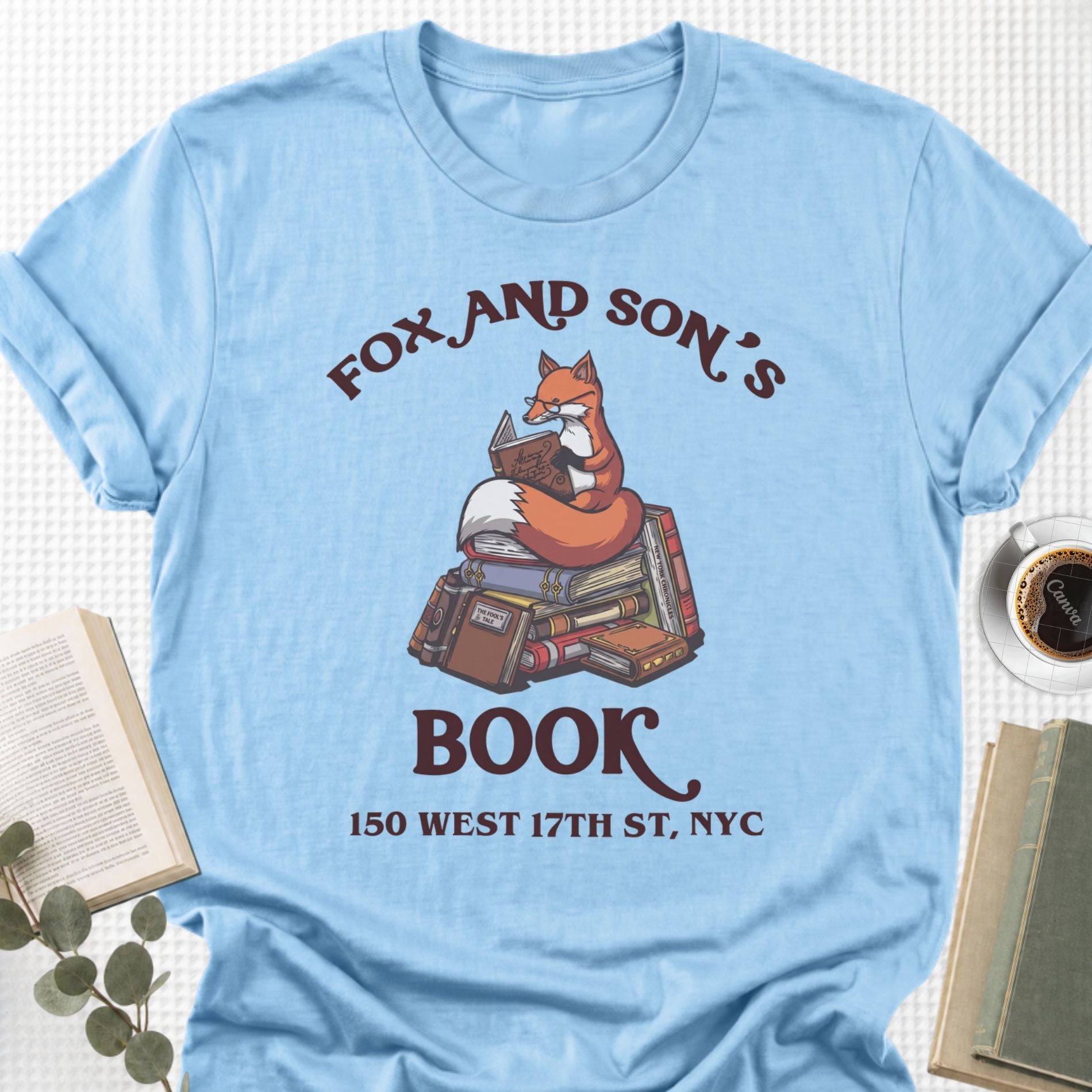 Fox and Sons Books Unisex T-Shirt - Book Social Club