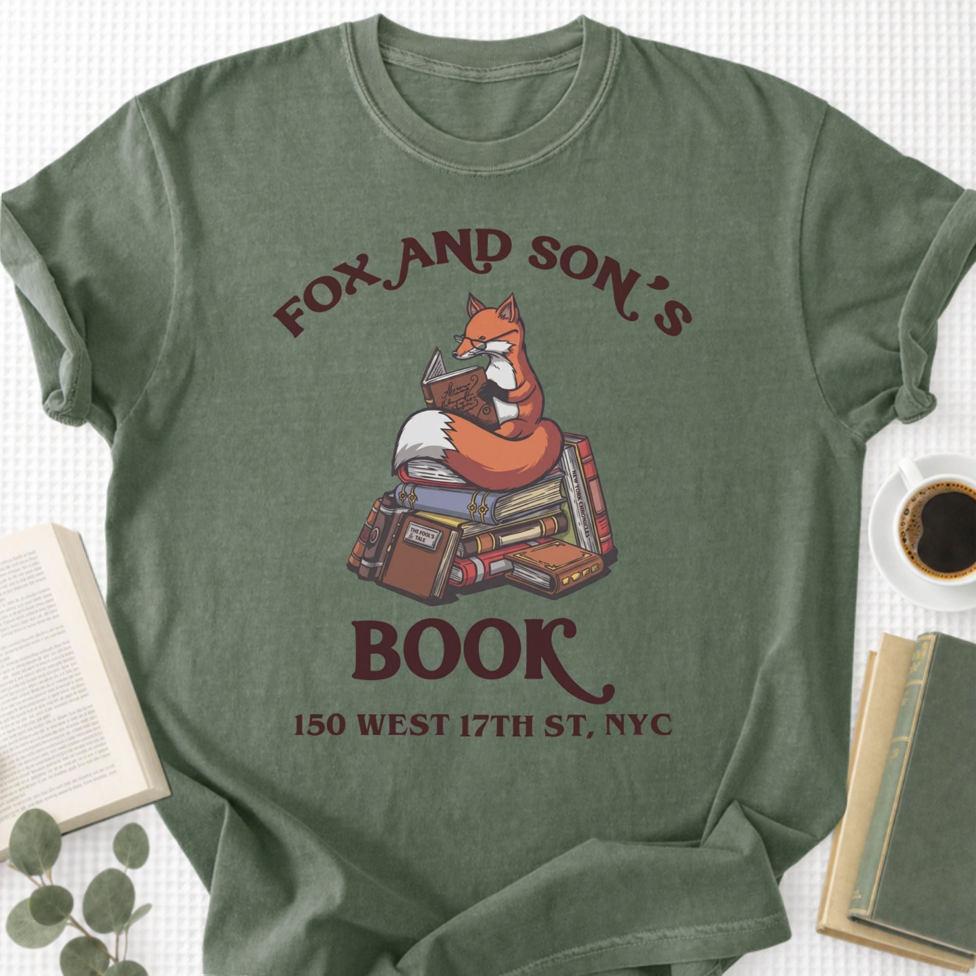 Fox and Sons Books Unisex T-Shirt - Book Social Club