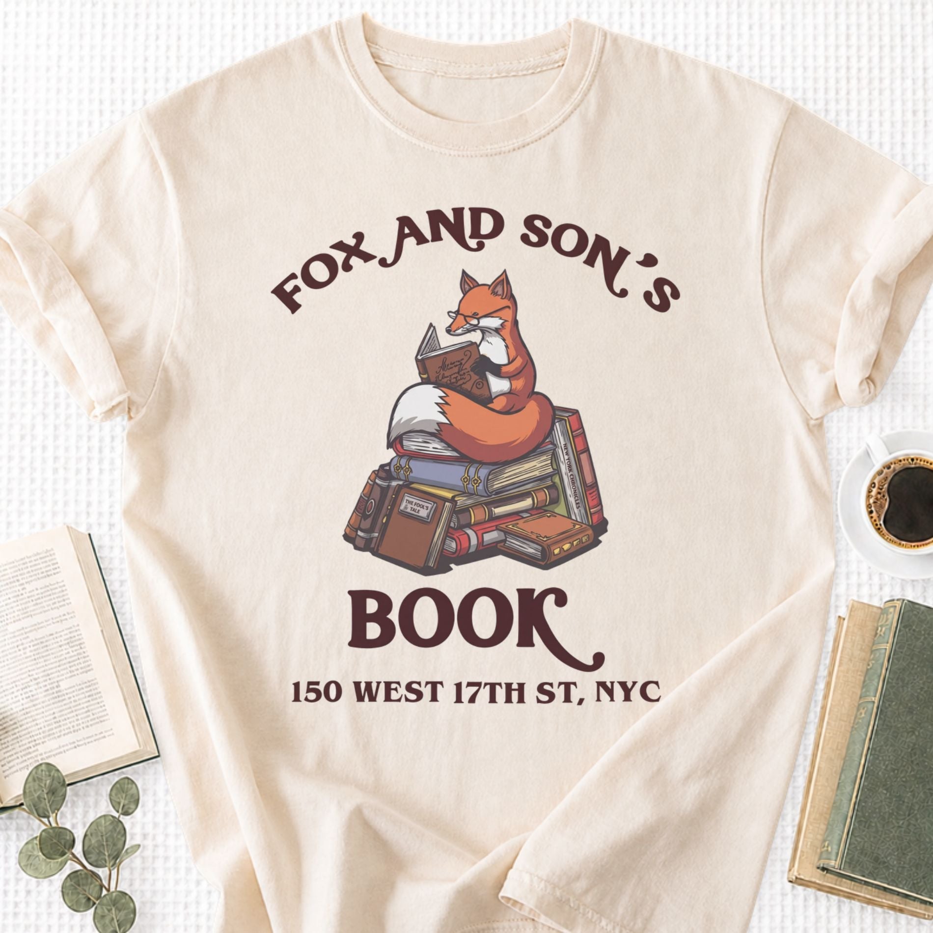 Fox and Sons Books Unisex T-Shirt - Book Social Club