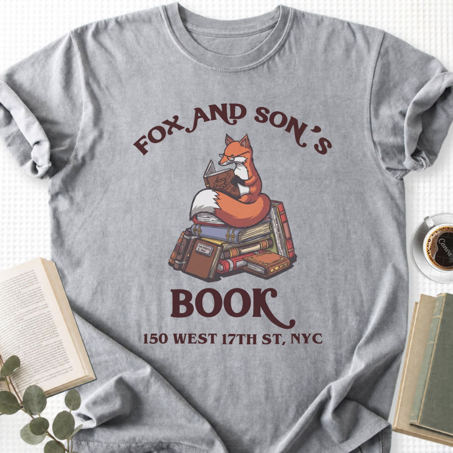 Fox and Sons Books Unisex T-Shirt - Book Social Club