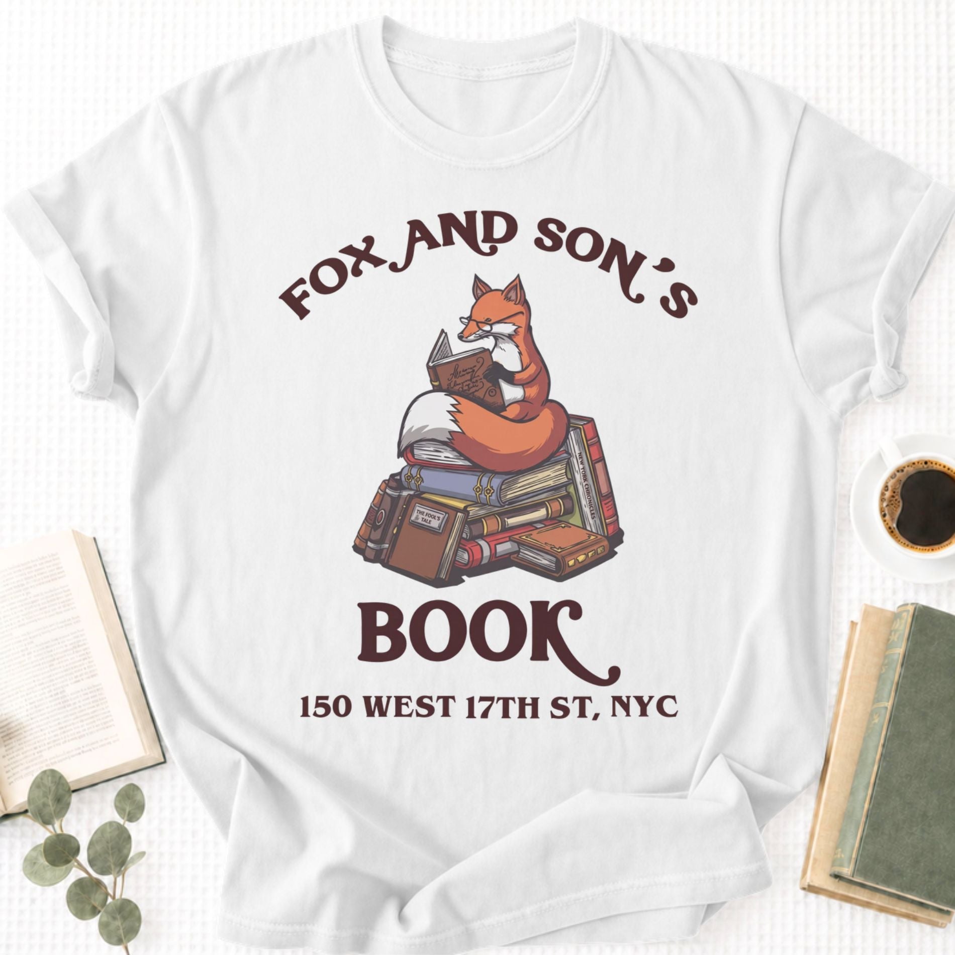 Fox and Sons Books Unisex T-Shirt - Book Social Club