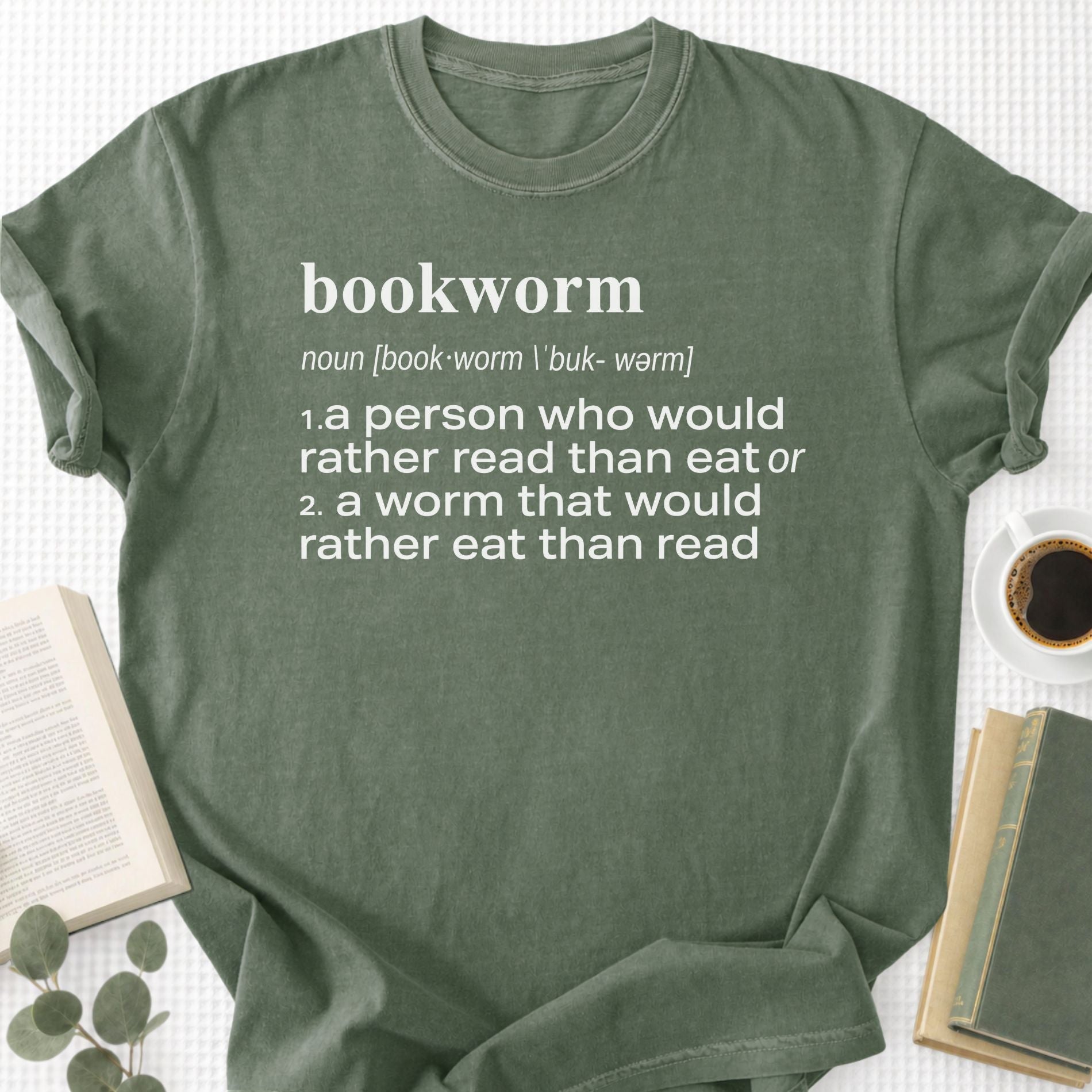 Funny Bookworm Definition Unisex T-Shirt - Book Social Club