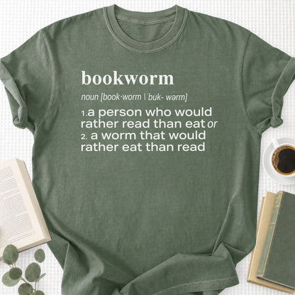 Funny Bookworm Definition Unisex T-Shirt - Book Social Club