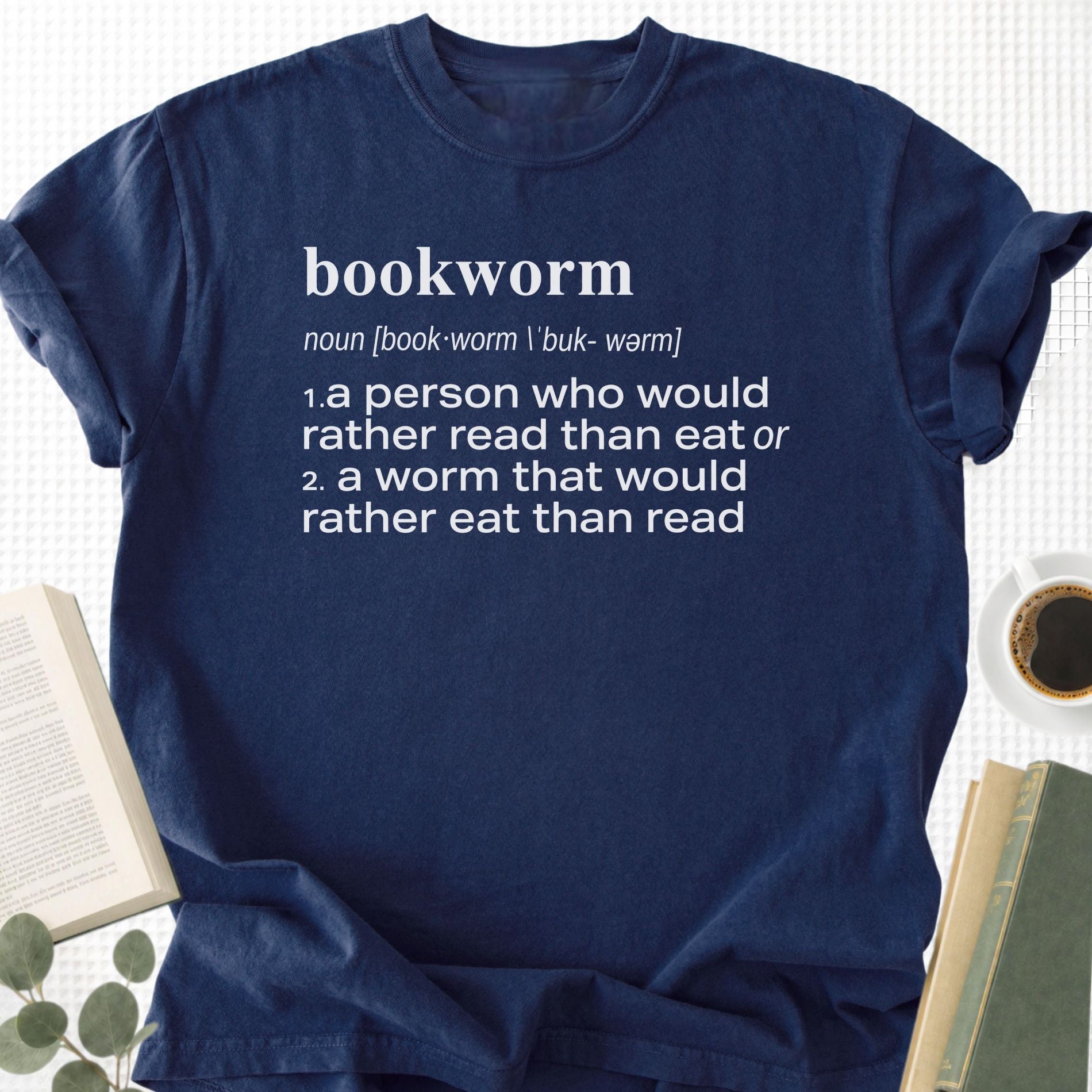 Funny Bookworm Definition Unisex T-Shirt - Book Social Club