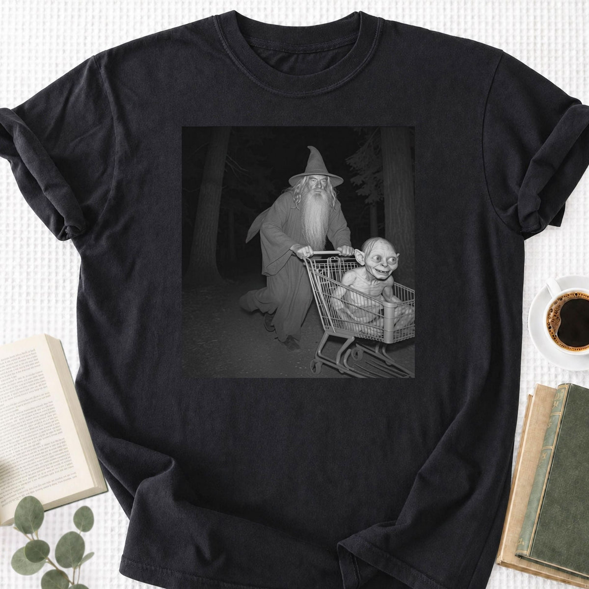 Funny Shopping Cart Meme Unisex T-Shirt - Book Social Club