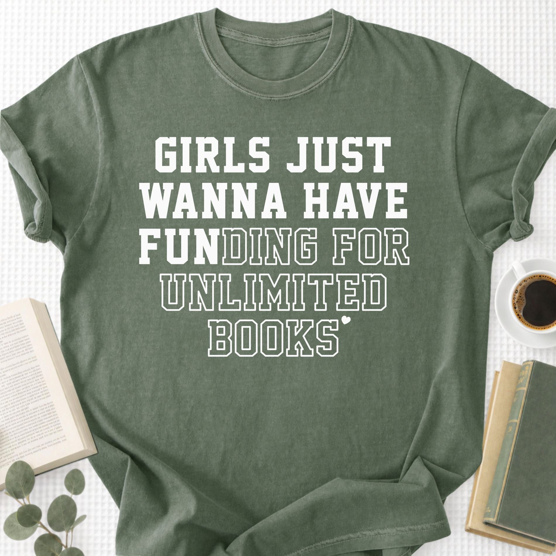Girls Just Wanna Have Fun Unisex T-Shirt - Book Social Club
