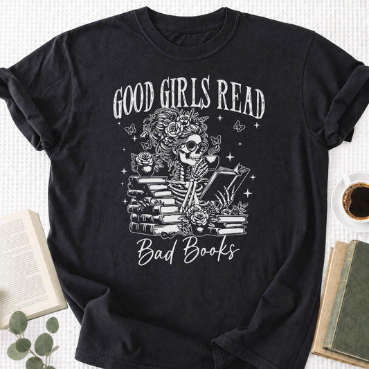 Good Girls Read Bad Books Unisex T-Shirt - Book Social Club
