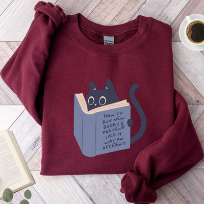 How To Buy New Books Unisex Sweatshirt - Book Social Club