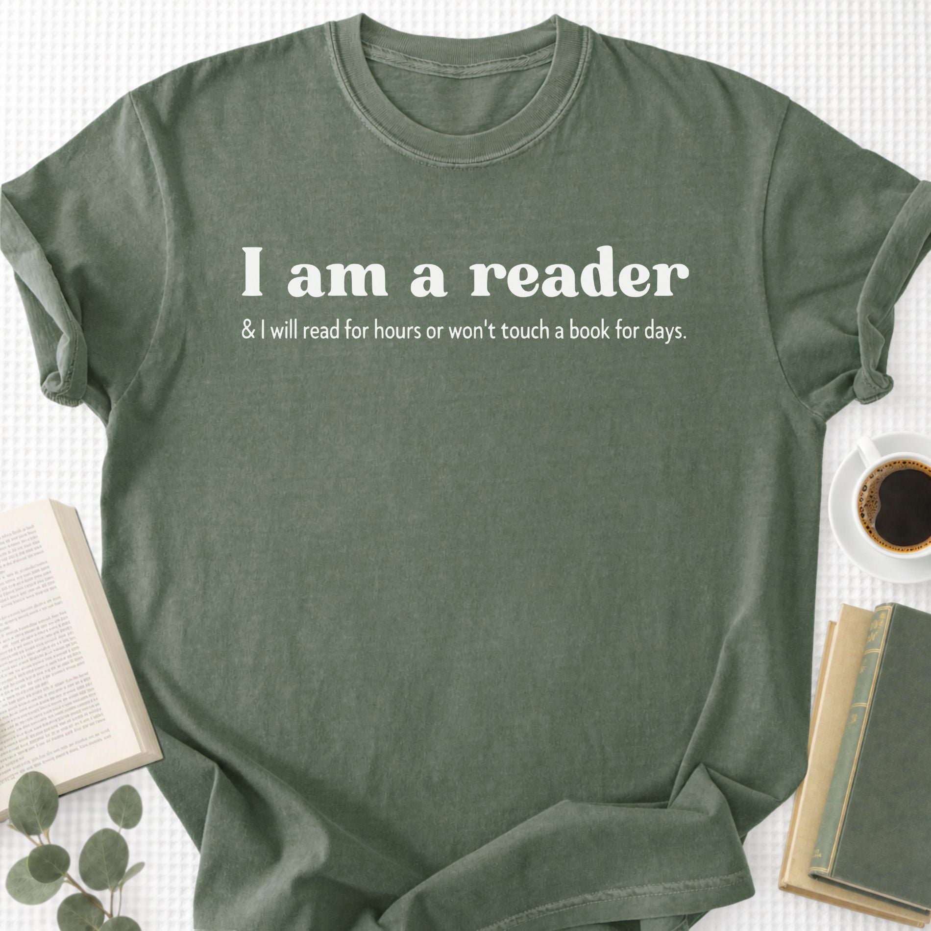 I am A Reader & I Will Read for Hours Unisex T-Shirt - Book Social Club