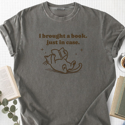 I Brought A Book Just In Case Unisex T-Shirt - Book Social Club