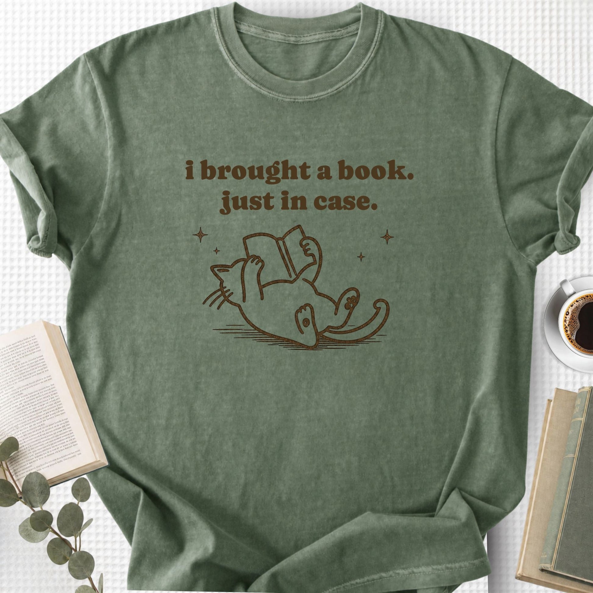 I Brought A Book Just In Case Unisex T-Shirt - Book Social Club