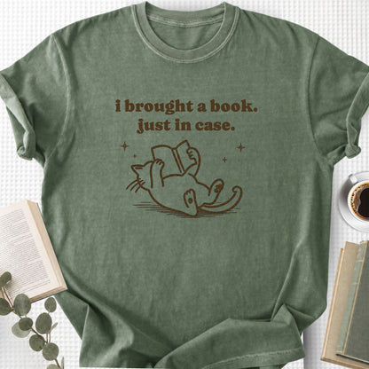 I Brought A Book Just In Case Unisex T-Shirt - Book Social Club