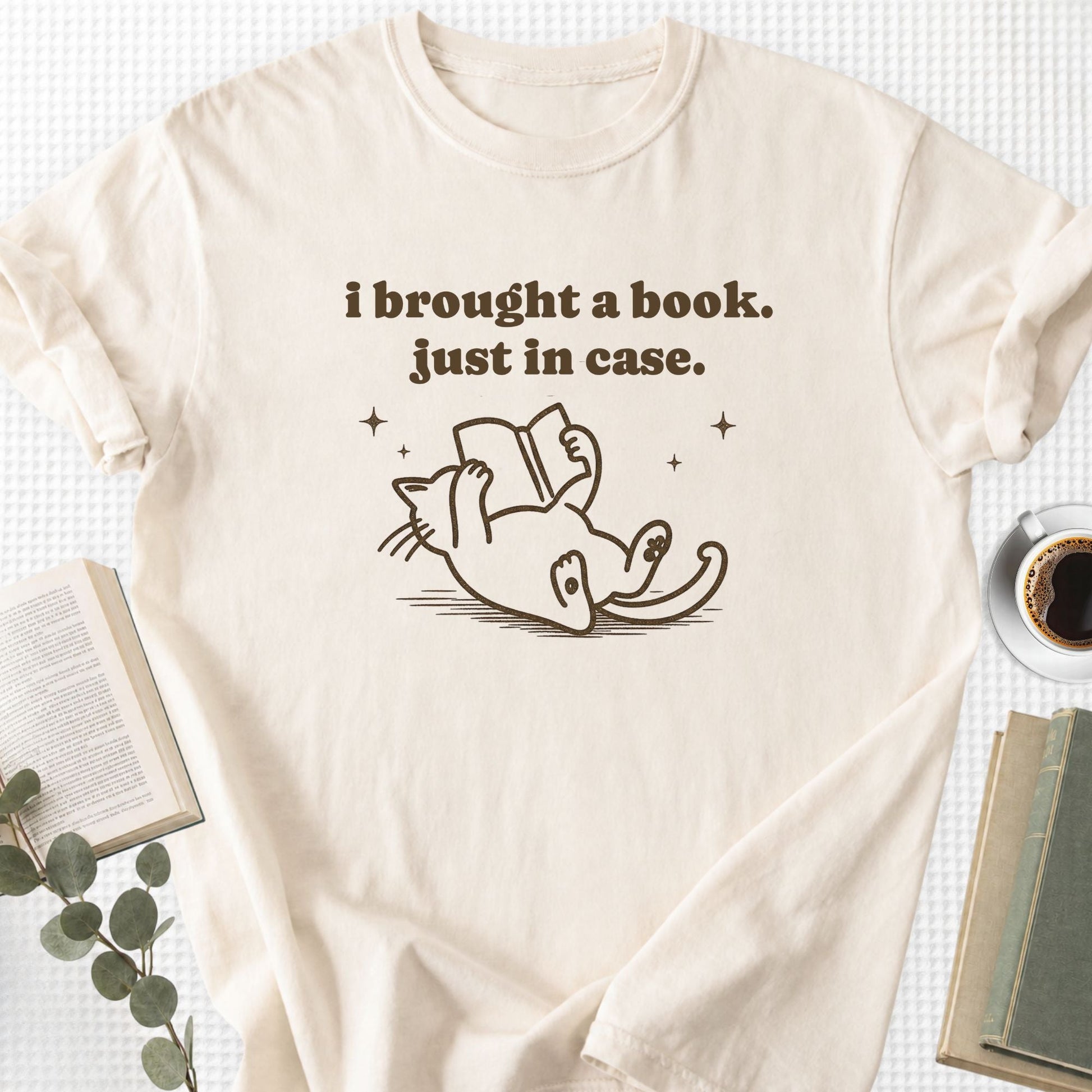 I Brought A Book Just In Case Unisex T-Shirt - Book Social Club