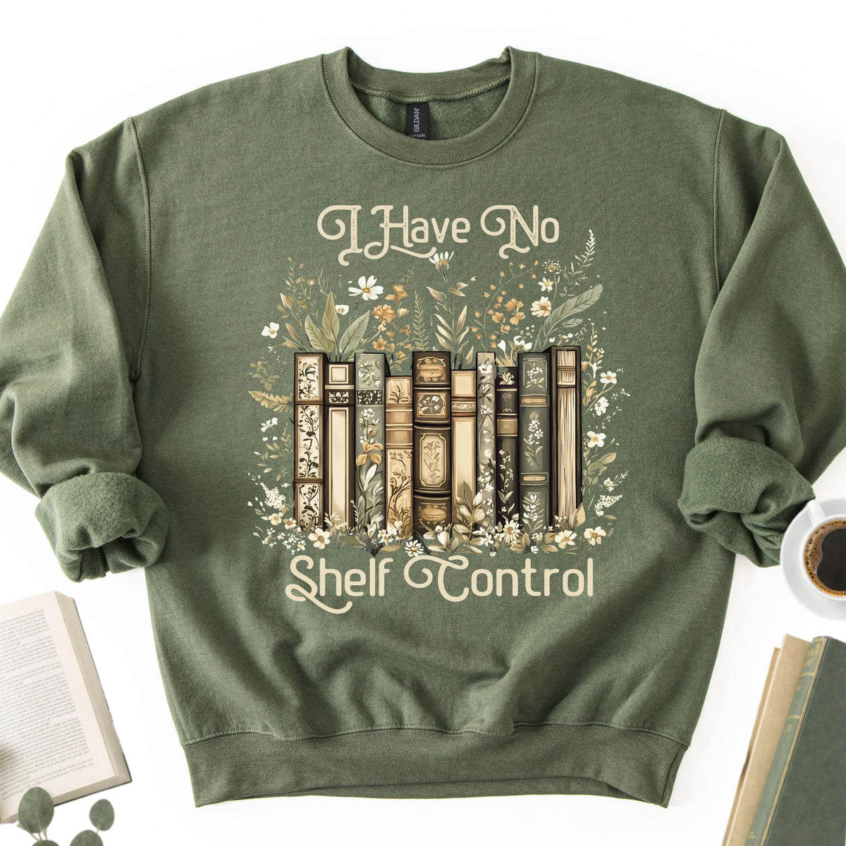 I Have No Shelf Control Unisex Sweatshirt - Book Social Club