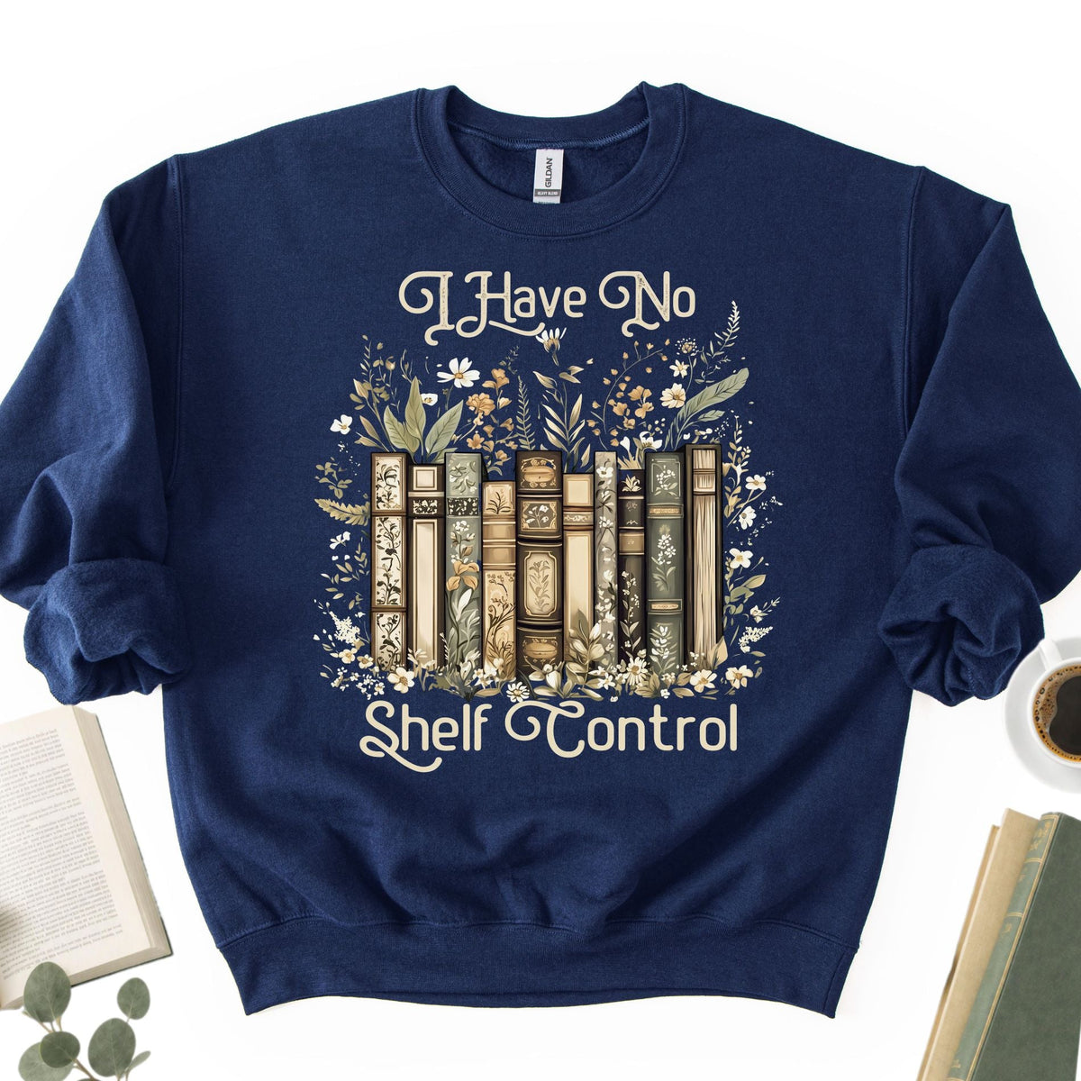 I Have No Shelf Control Unisex Sweatshirt - Book Social Club