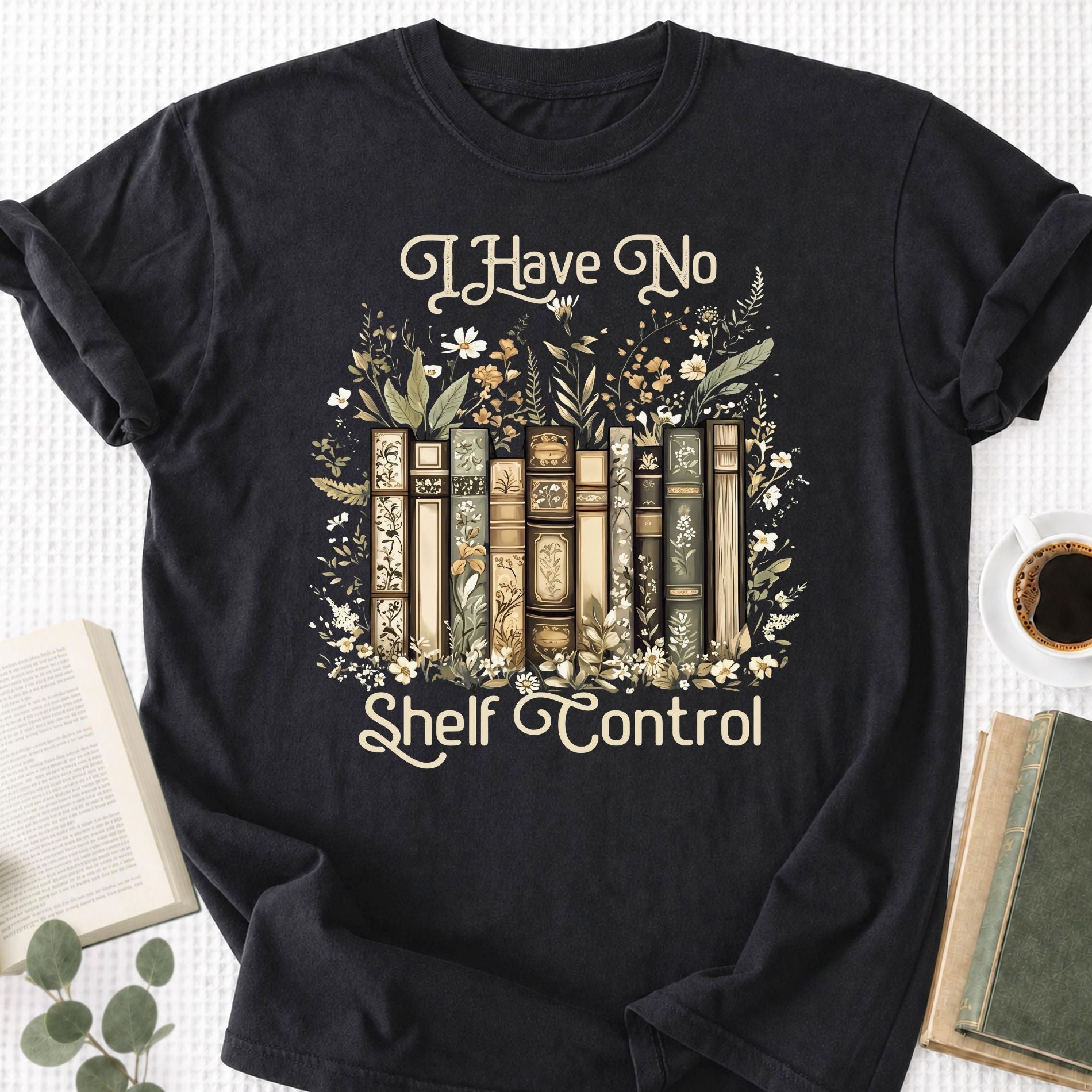 I Have No Shelf Control Unisex T-Shirt - Book Social Club