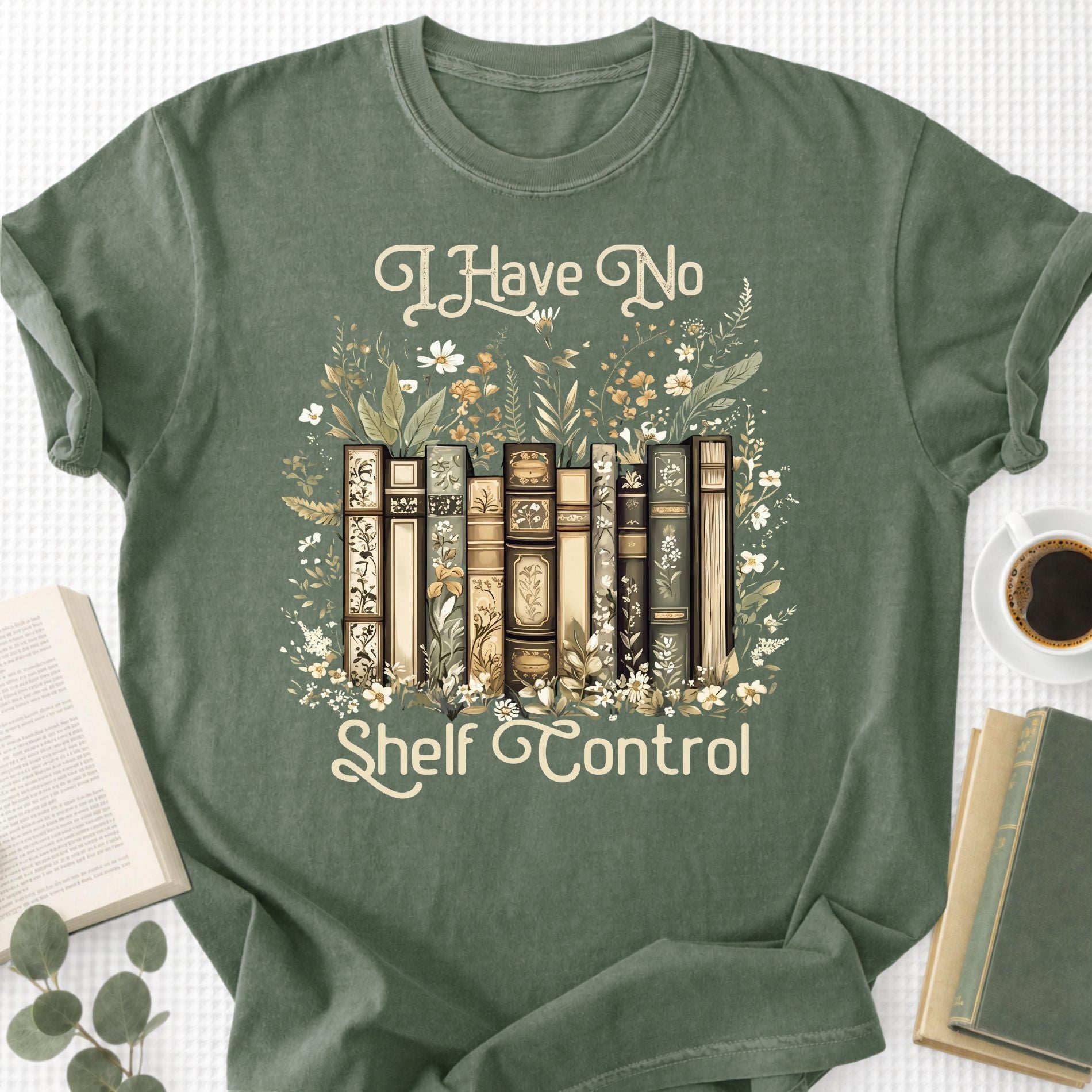I Have No Shelf Control Unisex T-Shirt - Book Social Club