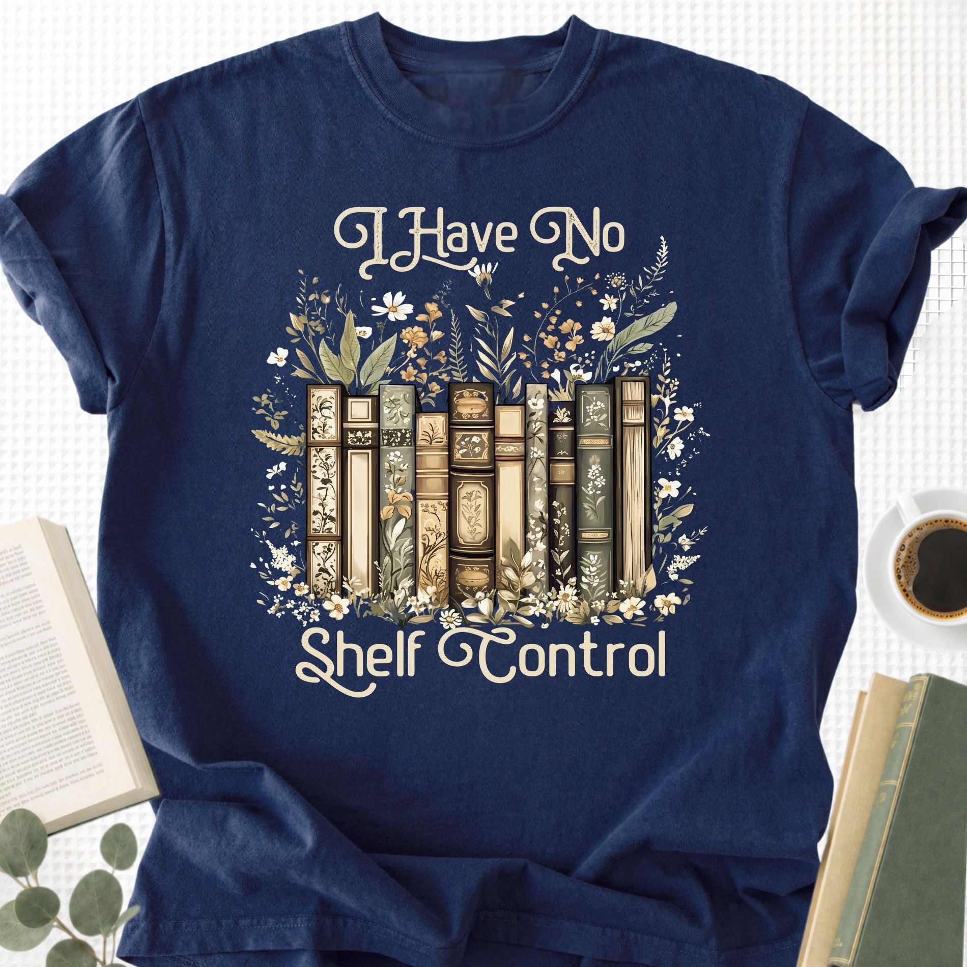 I Have No Shelf Control Unisex T-Shirt - Book Social Club