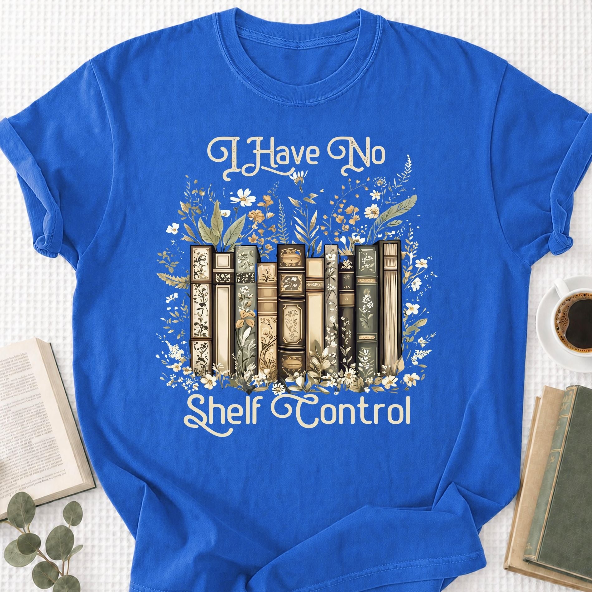 I Have No Shelf Control Unisex T-Shirt - Book Social Club