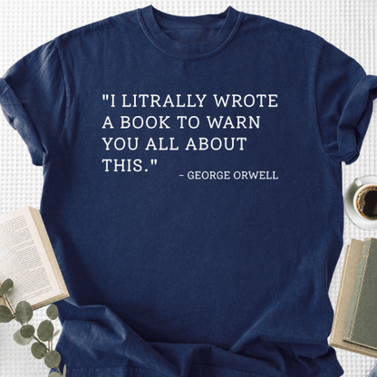 I Literally Wrote A Book Unisex T-Shirt, Funny Book Lover Gift - Book Social Club