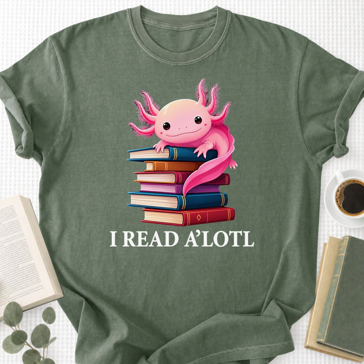 I Read A'Lotl Unisex T-Shirt - Book Social Club