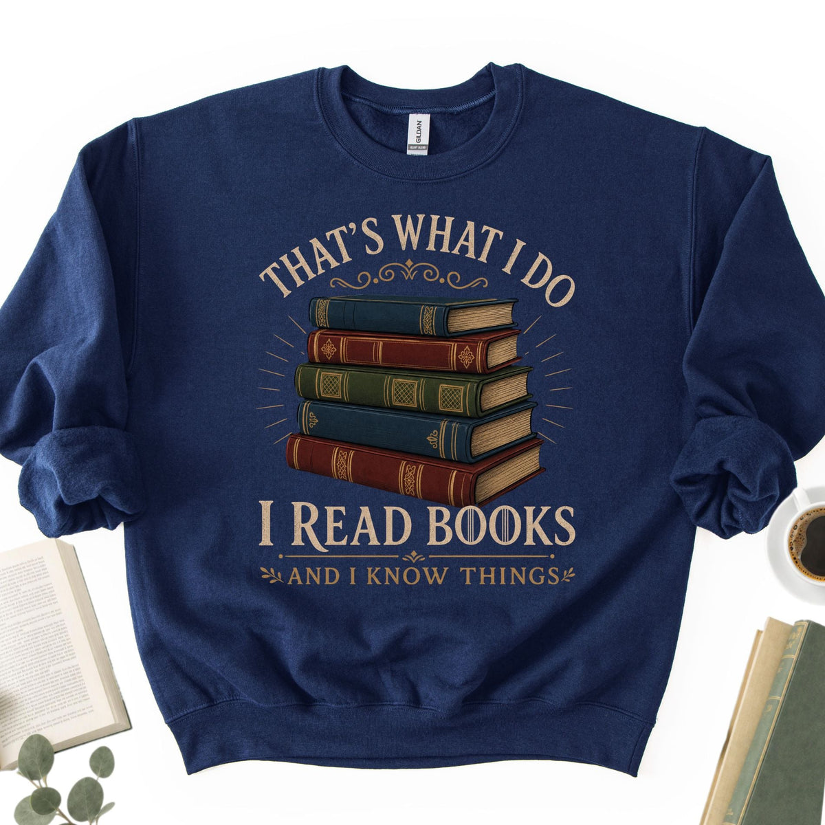 I Read Books And I Know Things Unisex Sweatshirt - Book Social Club