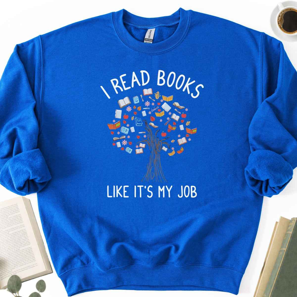 I Read Books Like It's My Job Unisex Sweatshirt - Book Social Club