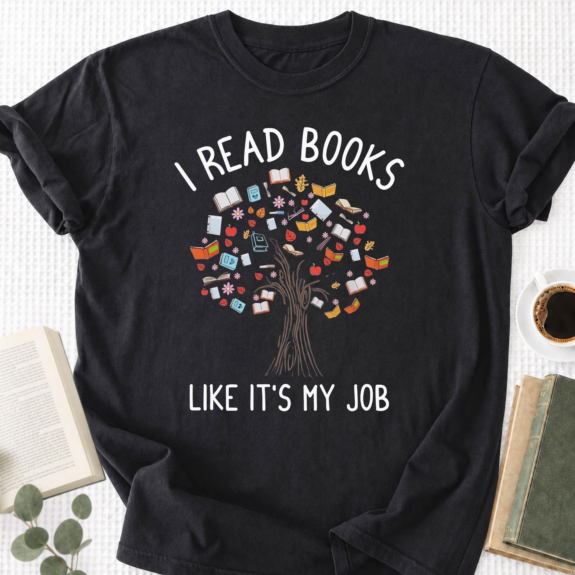 I Read Books Like It's My Job Unisex T-Shirt - Book Social Club
