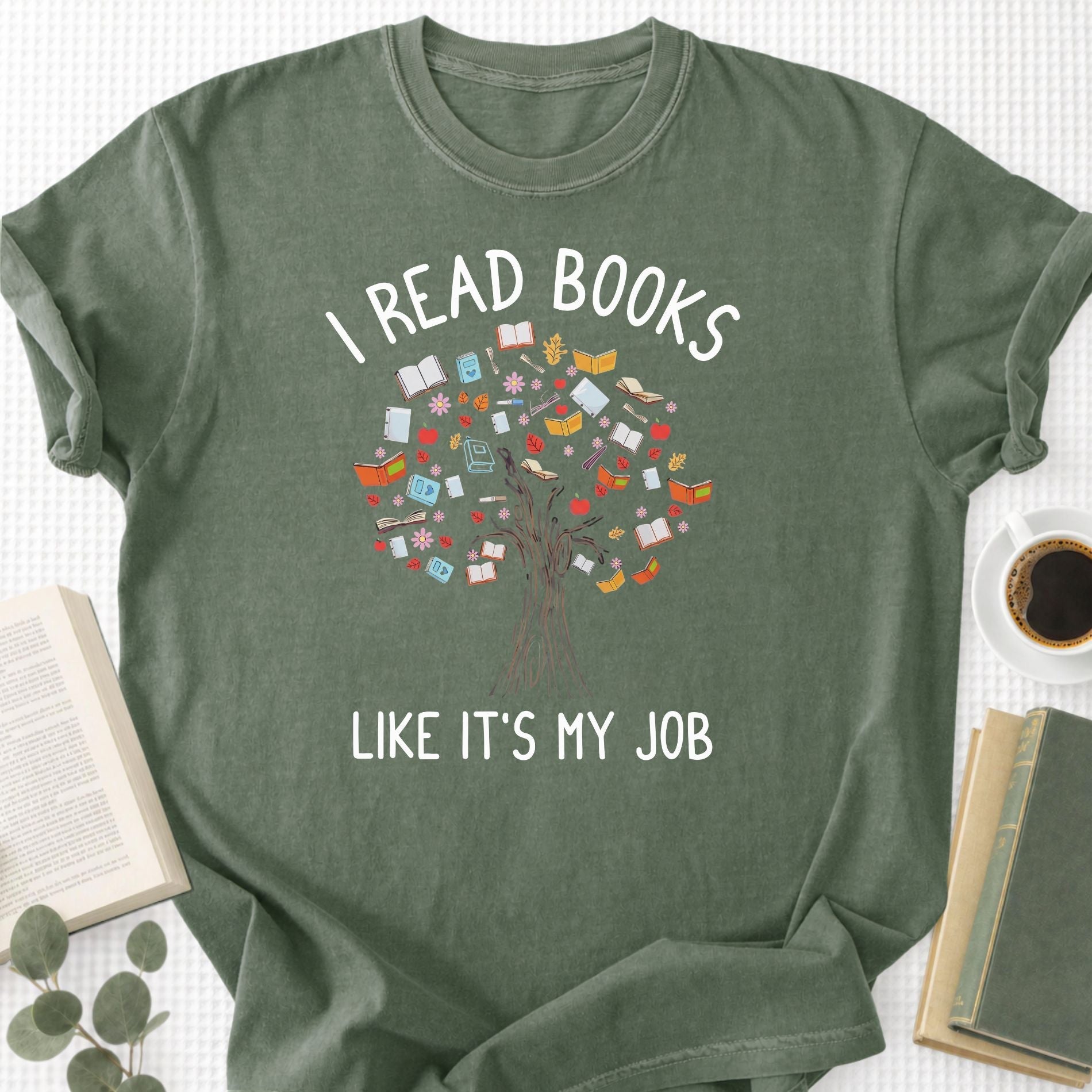 I Read Books Like It's My Job Unisex T-Shirt - Book Social Club
