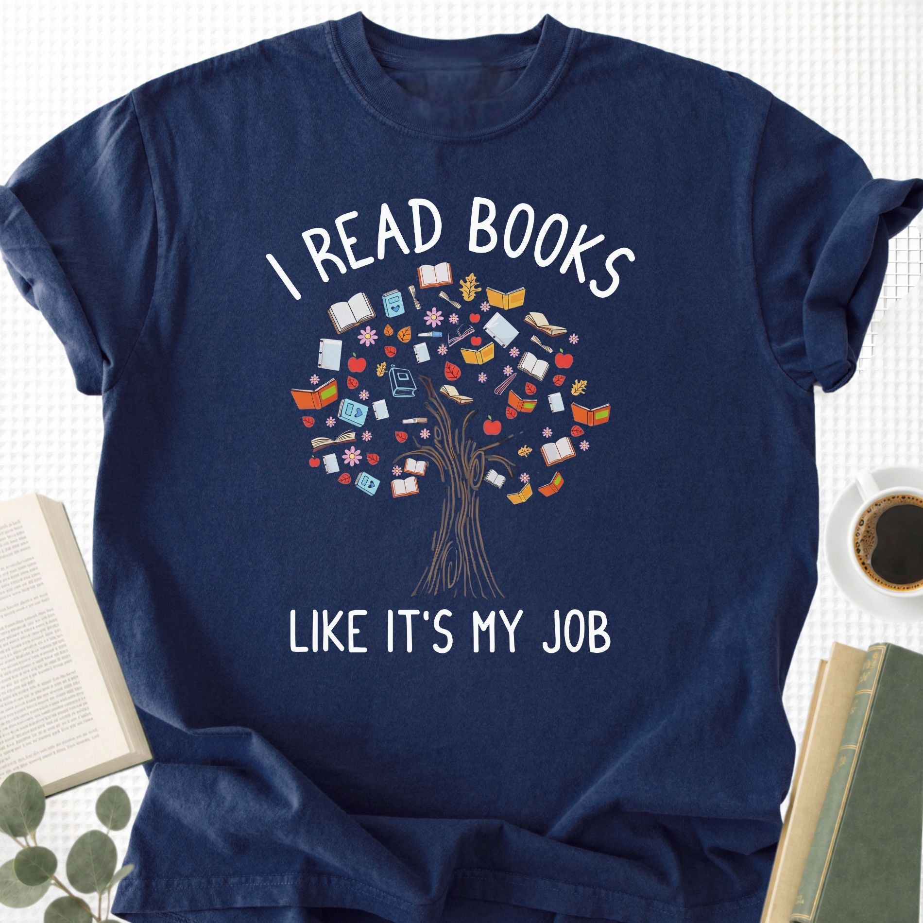 I Read Books Like It's My Job Unisex T-Shirt - Book Social Club