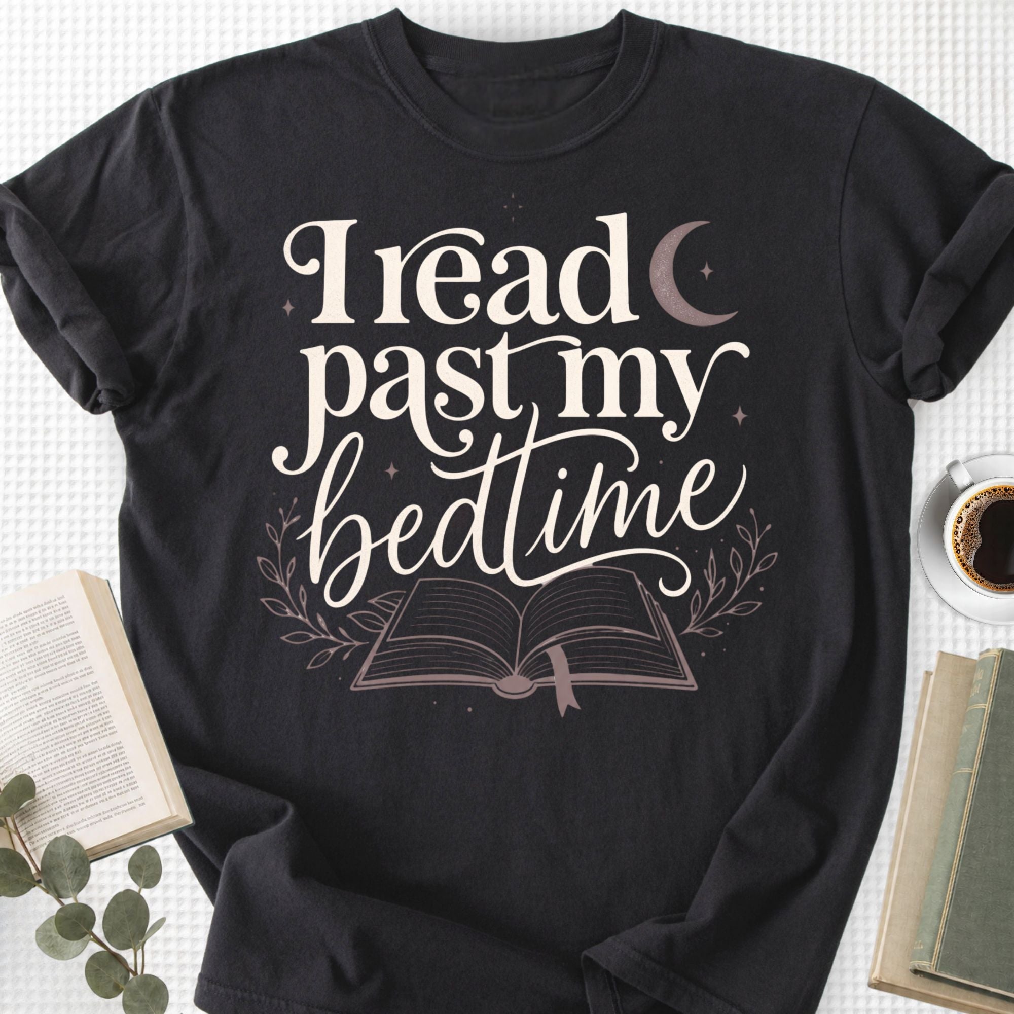 I Read Past My Bedtime Unisex T-Shirt - Book Social Club