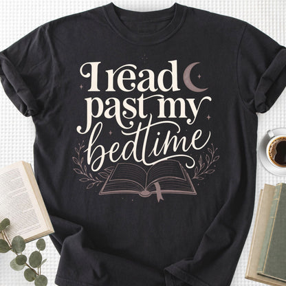 I Read Past My Bedtime Unisex T-Shirt - Book Social Club