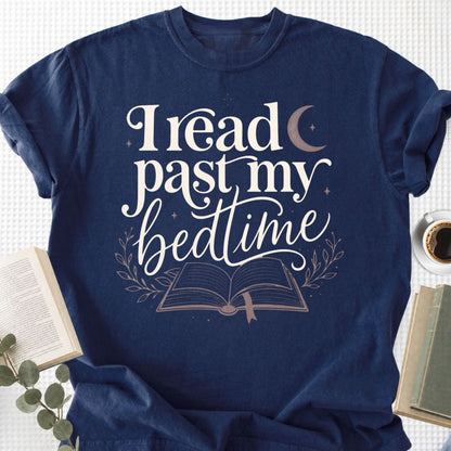I Read Past My Bedtime Unisex T-Shirt - Book Social Club