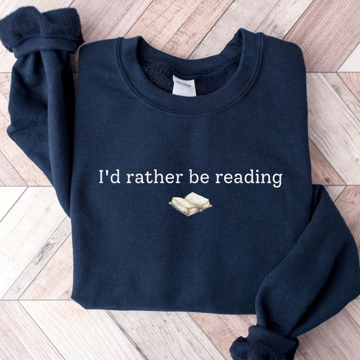 I'd Rather Be Reading Unisex Sweatshirt - Book Social Club