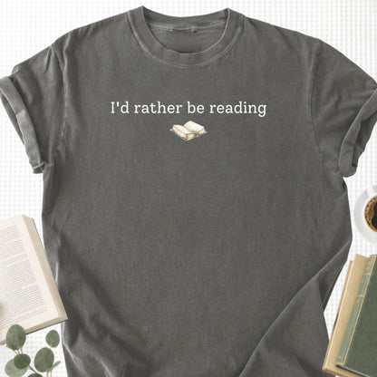 I'd Rather Be Reading Unisex T-Shirt - Book Social Club