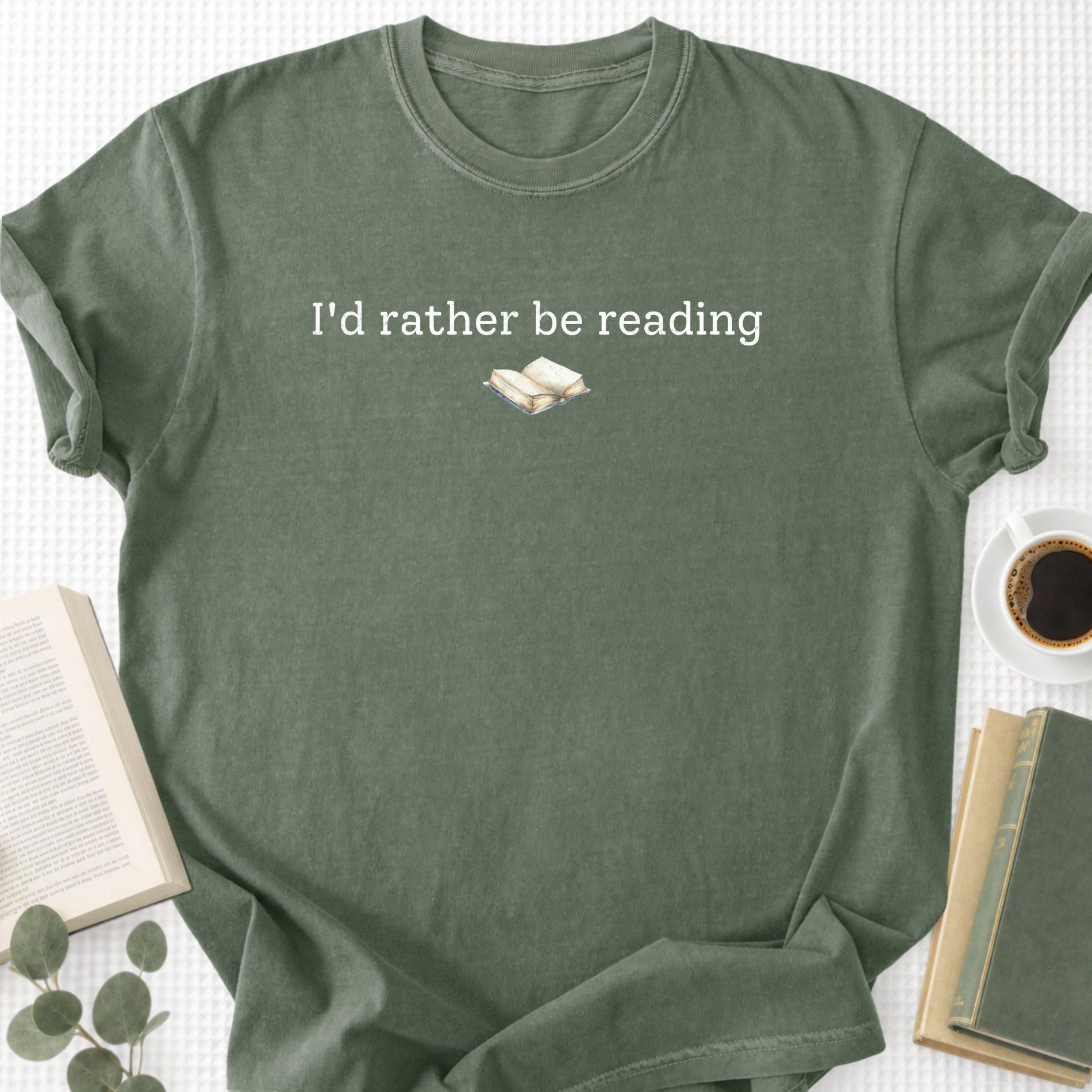 I'd Rather Be Reading Unisex T-Shirt - Book Social Club