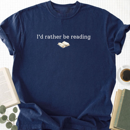 I'd Rather Be Reading Unisex T-Shirt - Book Social Club