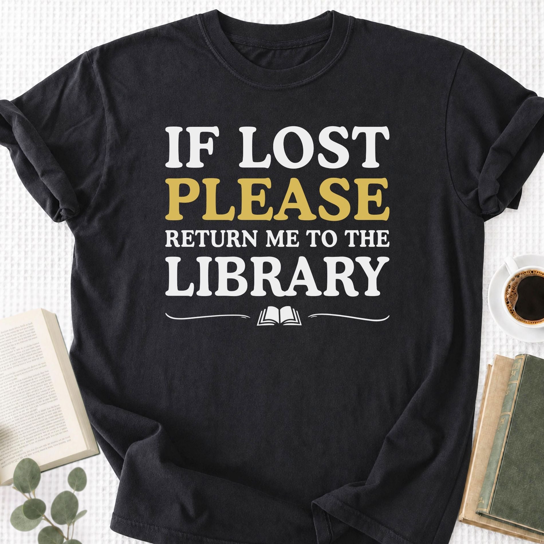 If Lost Return Me to Library Unisex T-Shirt - Book Social Club