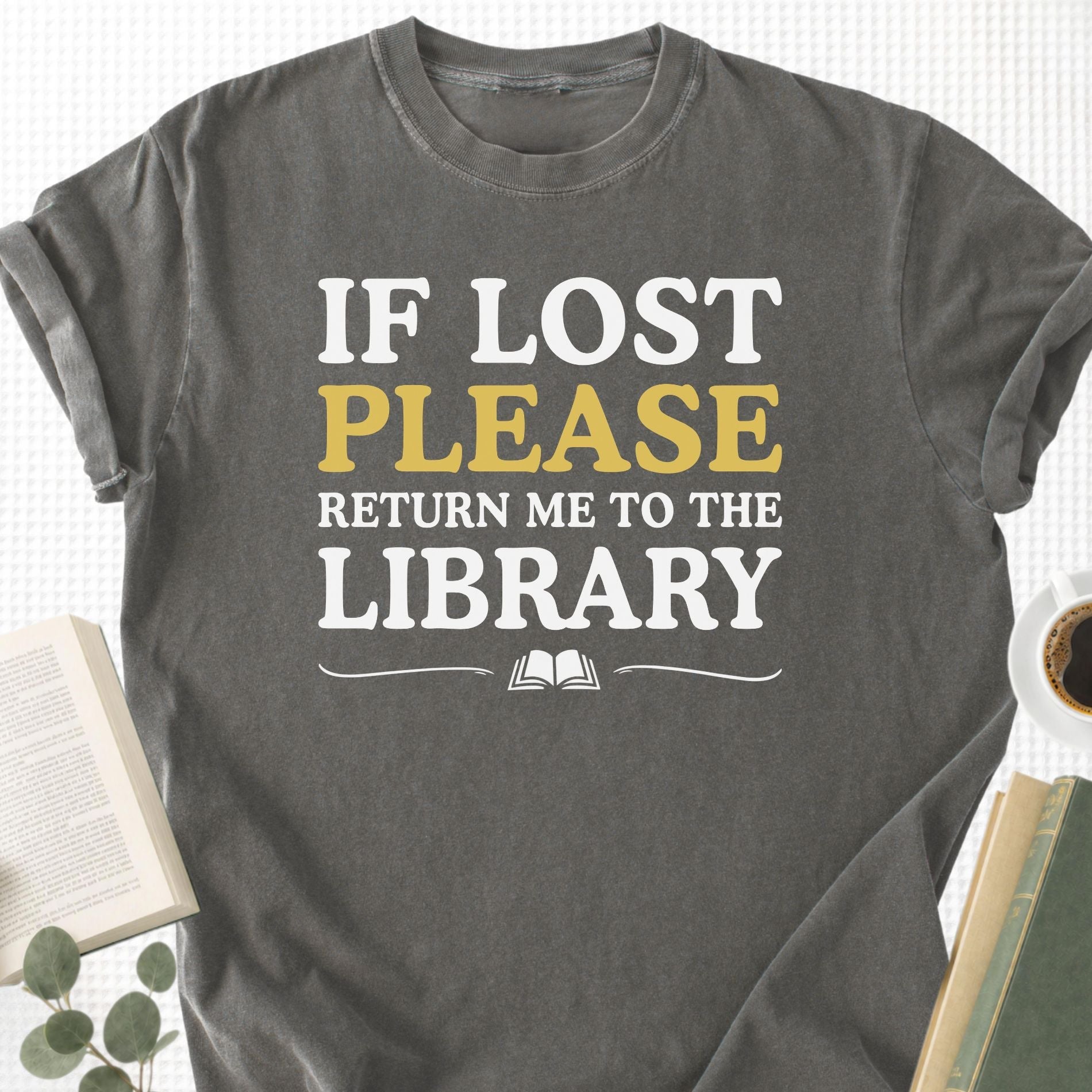 If Lost Return Me to Library Unisex T-Shirt - Book Social Club