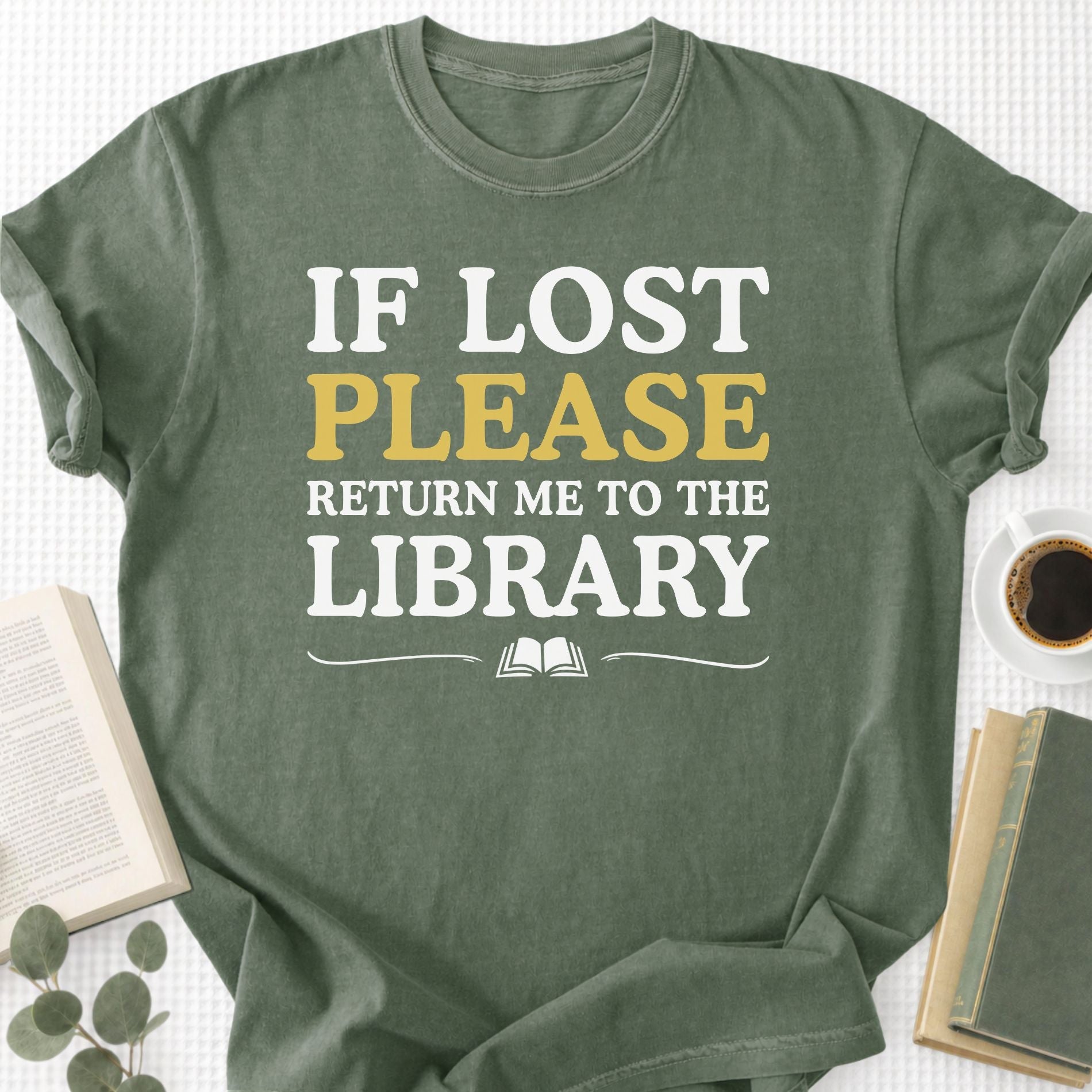 If Lost Return Me to Library Unisex T-Shirt - Book Social Club