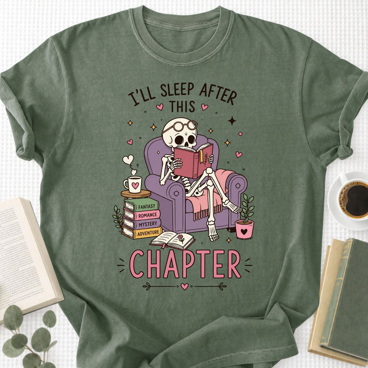 I'll Sleep After This Chapter Unisex T-Shirt - Book Social Club