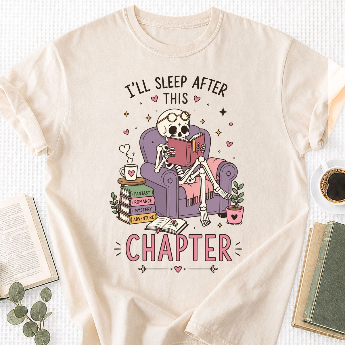 I'll Sleep After This Chapter Unisex T-Shirt - Book Social Club