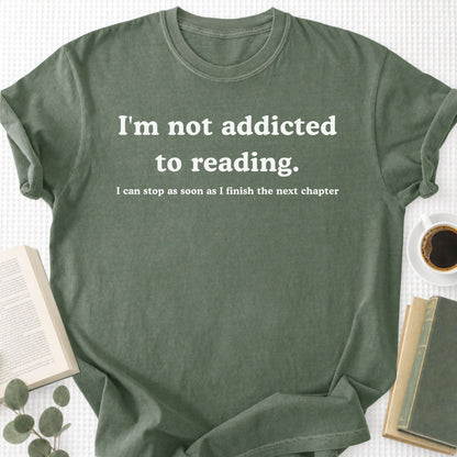 I'm Not Addicted To Reading Unisex T-Shirt - Book Social Club