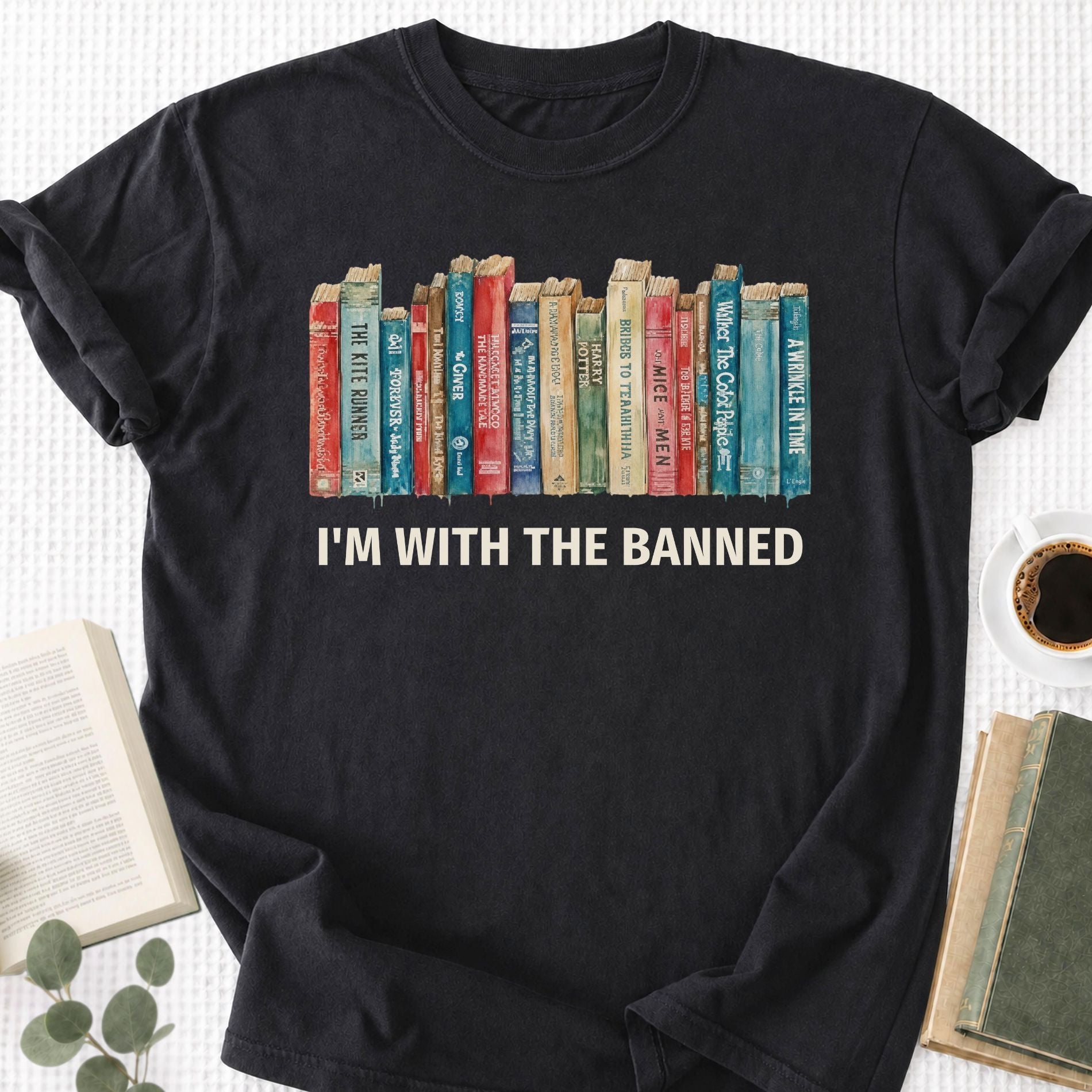 I'm With The Banned Unisex T-Shirt - Book Social Club